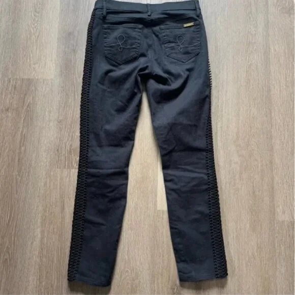 Lilly Pulitzer South Ocean Skinny Jeans Black Onyx size 4 - Picture 7 of 7